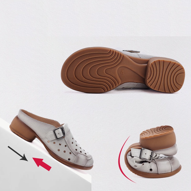 Nuevas sandalias de cuero vacu - Espadrille Slip On reseña y precio